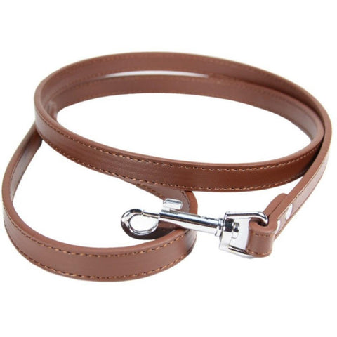 Luxury Leather Pet Leash - Stylish And Durable Cat And Dog Chain-2