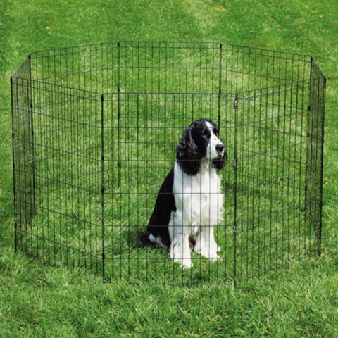 Pro Select Pet Exercise Playpen, Black, height sizes 18 to 48 inches