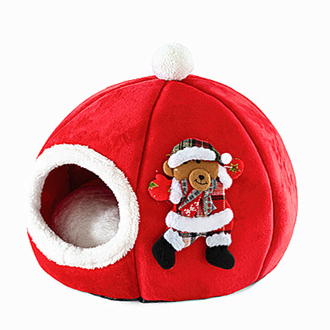 Pet Christmas Pumpkin House