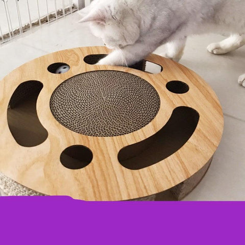 Dream Cat Corrugated Paper Cat Scratcher Ball Toy-2