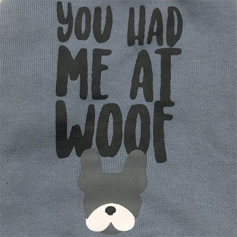 Small Fleece Dog Vest  - You had me at woof