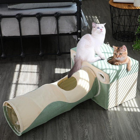 Luxury Cozy Cat Cave: The Ultimate All-Season Cat Retreat-2