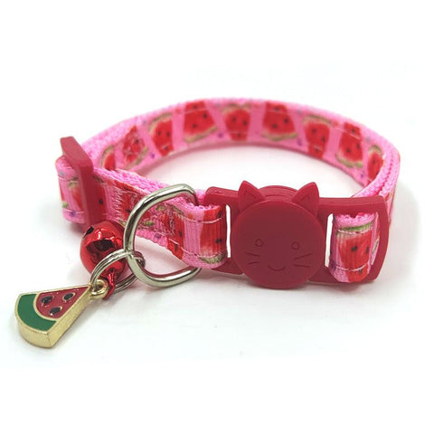 Playful Paws Print Cat Collar-4