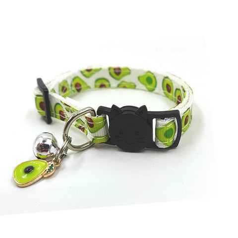 Playful Paws Print Cat Collar-5