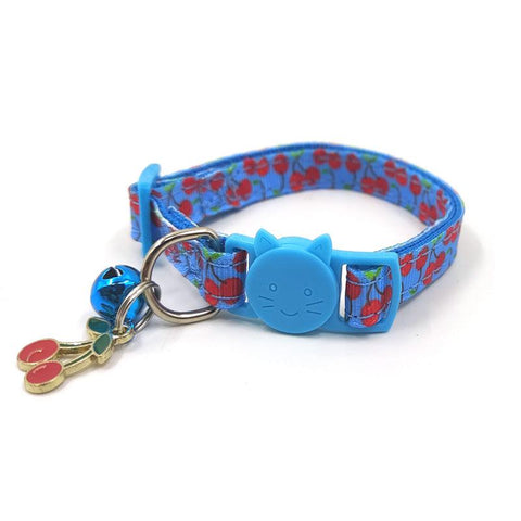 Playful Paws Print Cat Collar-6