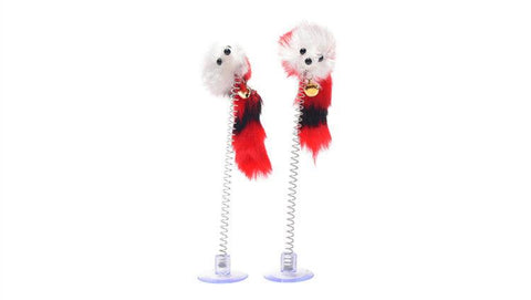 Elastic Spring Mouse Cat Toy-2