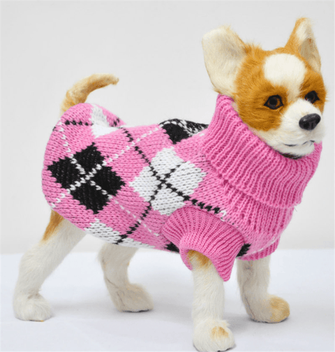 Pet Pawsome Knitted Dog Sweater - Cozy And Stylish Pet Clothing For All Seasons-3