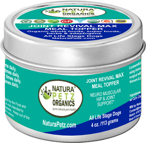 Joint Revival Max Master Blend Meal Topper* Neuro Muscular Hip & Joint Support* Master Blend For Dogs & Cats*