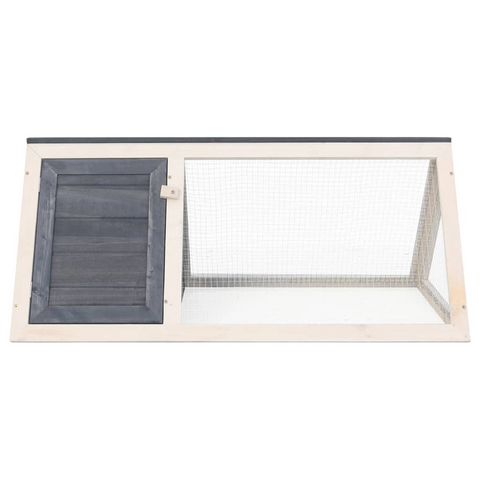 vidaXL Small Animal Cage - Gray Fir Wood