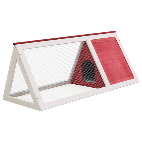 vidaXL Small Animal Cage - Red Wood