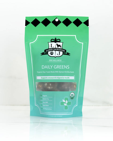 Lord Jameson Daily Greens Organic Soft & Chewy Dog Treats 6oz