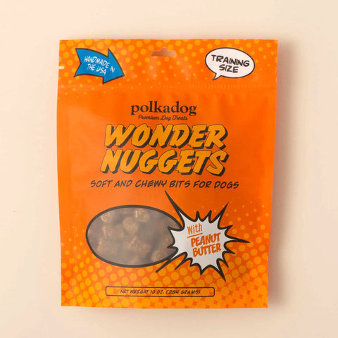 Polkadog Wonder Nuggets Training Bits Peanut Butter Soft & Chewy Dog Treats