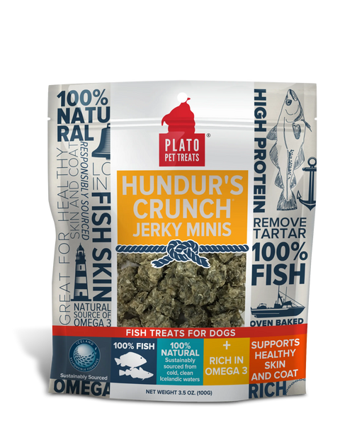 Plato Hundur's Crunch Jerky Minis