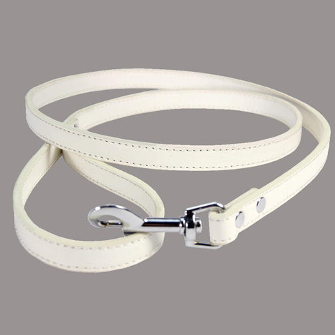 Luxury Leather Pet Leash - Stylish And Durable Cat And Dog Chain-0