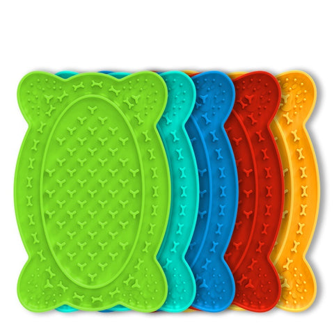 Slow Food Pet Tray, Silicone licking pad