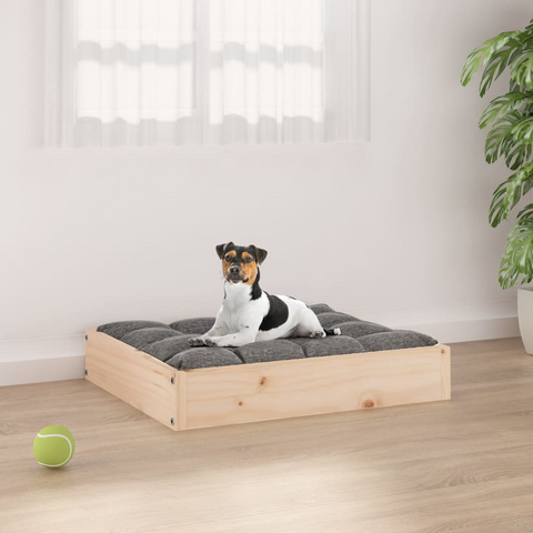 vidaXL Pet Bed (20.3"x17.3"x3.5") Brown - Solid Wood Pine