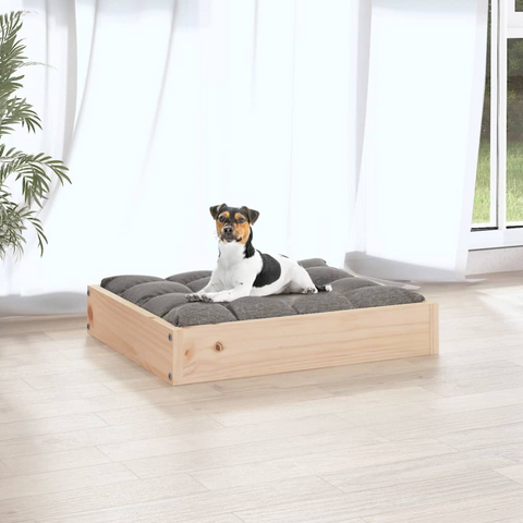 vidaXL Pet Bed (20.3"x17.3"x3.5") Brown - Solid Wood Pine