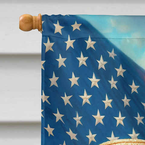 All American Dachshund House Flag