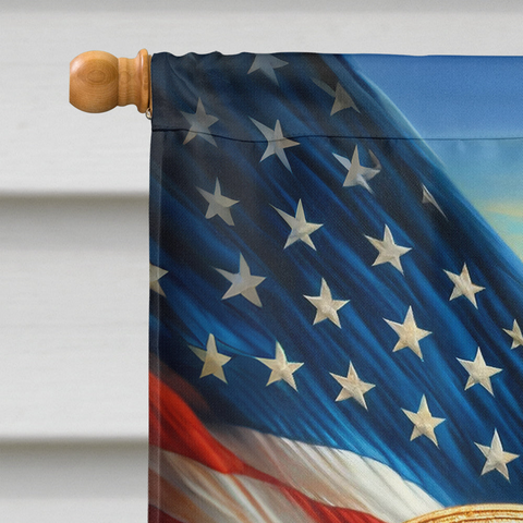 All American Labrador Retriever House Flag