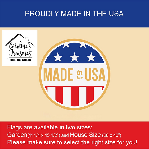 All American Maltese Garden Flag