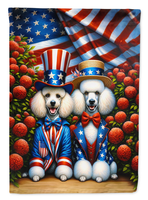 All American Poodle House Flag