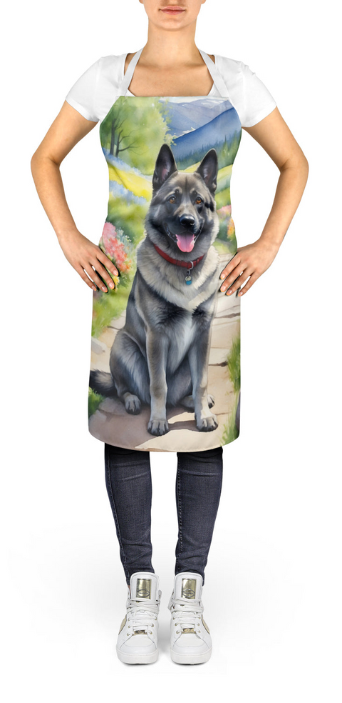 Norwegian Elkhound Spring Path Apron