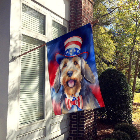 Otterhound Patriotic American House Flag