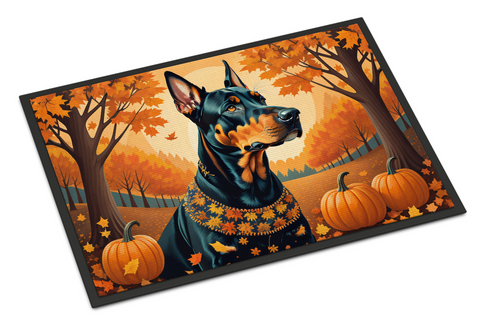 Doberman Pinscher Fall Doormat