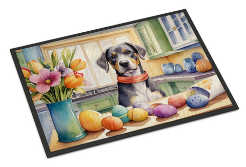 Decorating Easter Catahoula Doormat