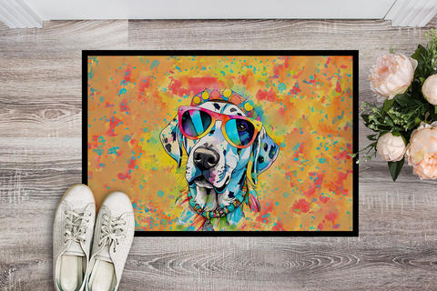 Dalmatian Hippie Dawg Doormat