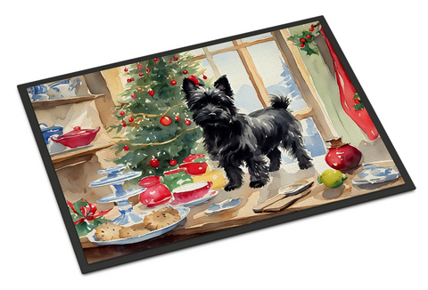 Cairn Terrier Christmas Cookies Doormat