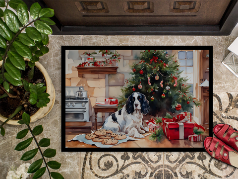 English Springer Spaniel Christmas Cookies Doormat