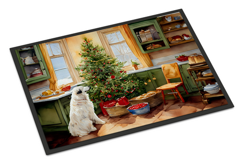 Great Pyrenees Christmas Cookies Doormat