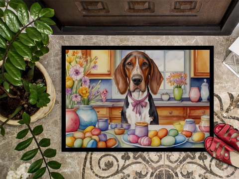 Decorating Easter American English Coonhound Doormat