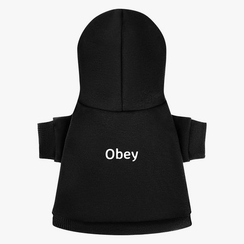 Pet Hooded Suit - "Obey"