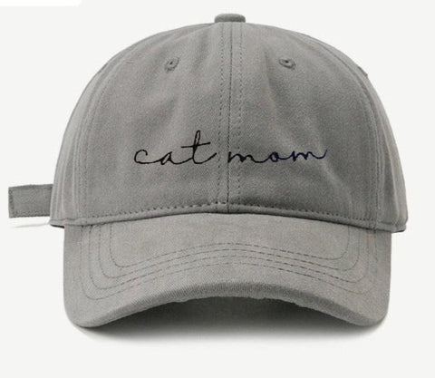 CAT MOM HAT - GREY-0