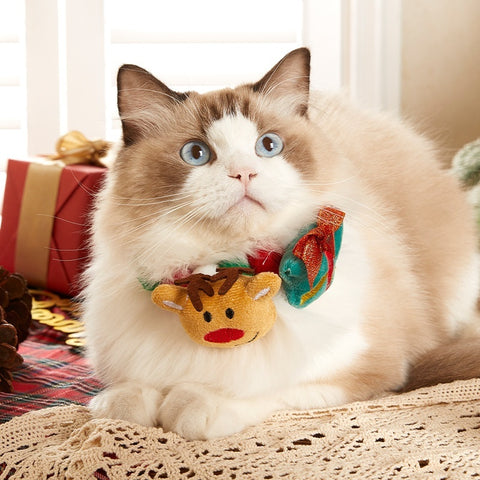 Pet Christmas Collars for Dogs & Cats