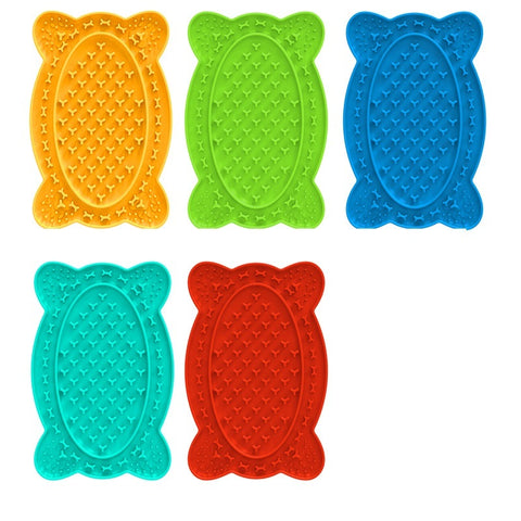 Slow Food Pet Tray, Silicone licking pad