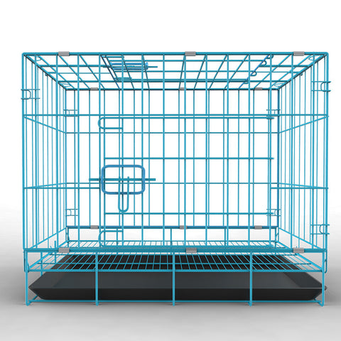 Foldable Single Door Iron Wire Pet Cage