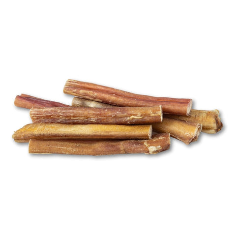 All-Natural Beef Bully Stick Treats - 6" Thick (25/case)-3