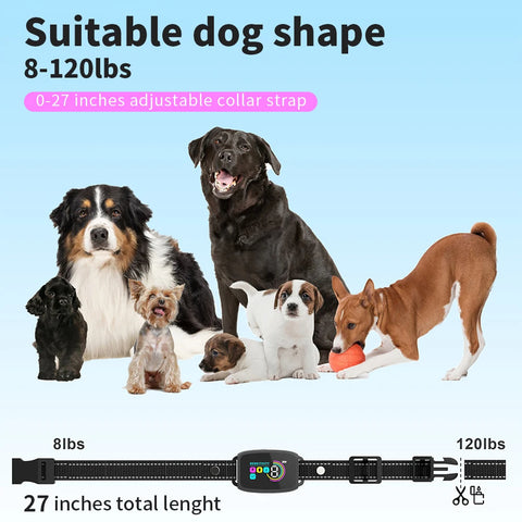 Smart Automatic ~ Anti Barking ~ Waterproof Dog Collar ~ Rechargeable