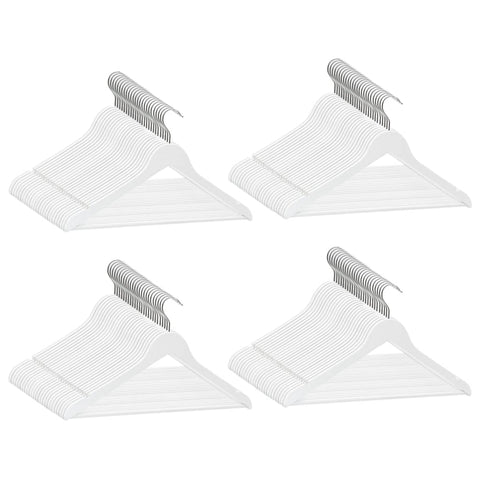 vidaXL Clothes Hanger Set Coat Hanger Clothes Organizer Non-slip Hardwood-7