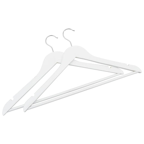 vidaXL Clothes Hanger Set Coat Hanger Clothes Organizer Non-slip Hardwood-3