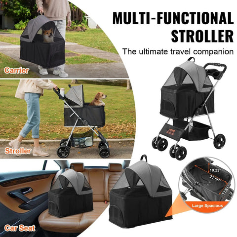 VEVOR, Multi-use Pet Stroller