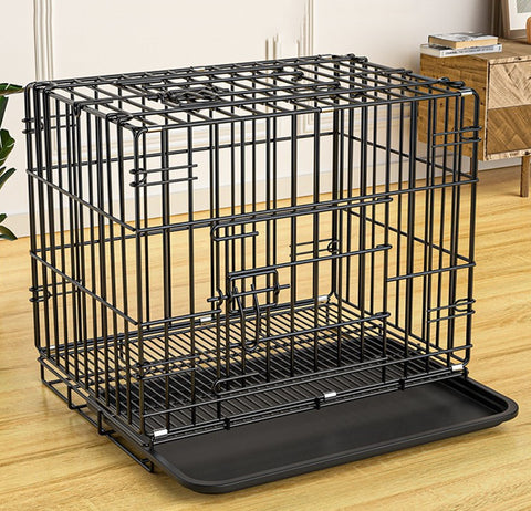 Foldable Single Door Iron Wire Pet Cage