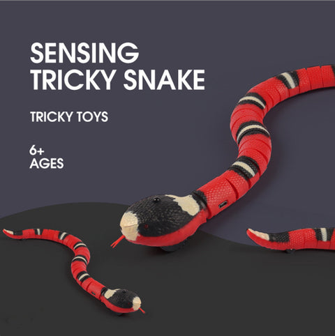 Smart Sensing Induction Snake Pet Toy with USB for charging