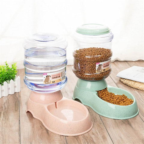 Automatic Pet Feeder And Water Dispenser Combo-3