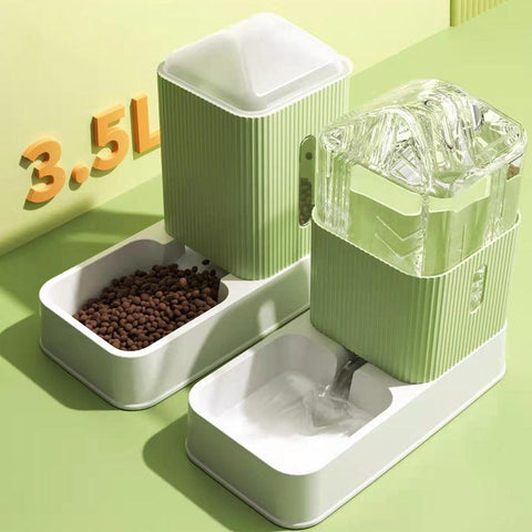 Automatic Pet Feeder With Hygienic Drinking System-0