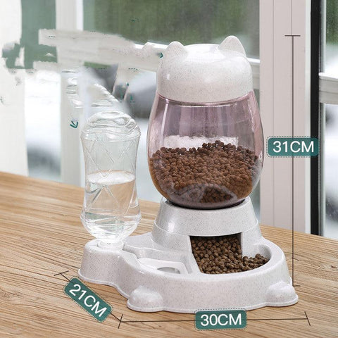 Automatic Pet Food And Water Dispenser-2