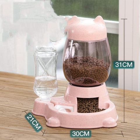 Automatic Pet Food And Water Dispenser-3